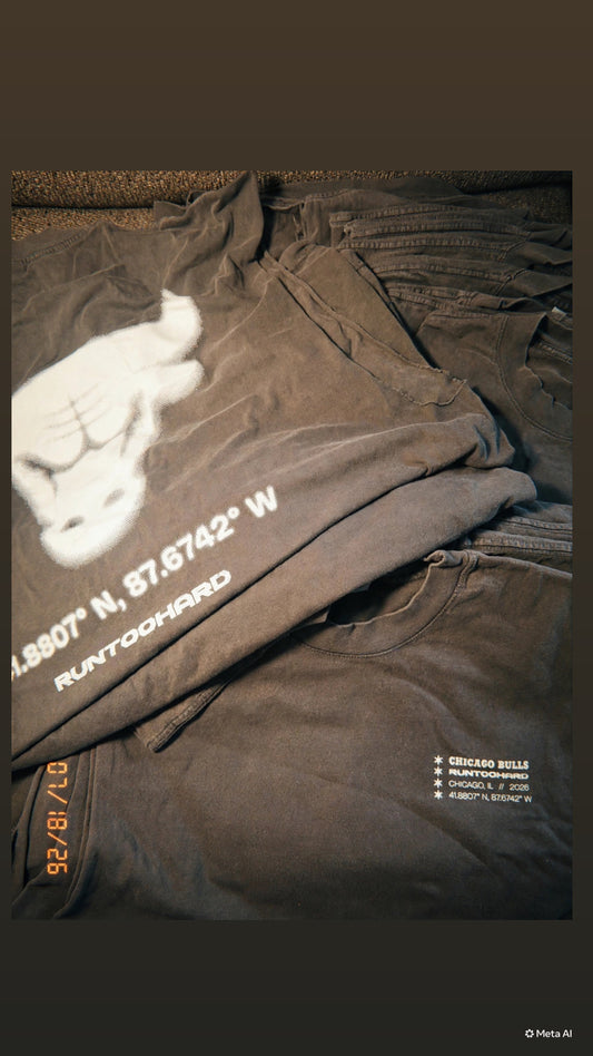 Runnin’ with the Bulls cut off tee