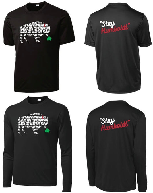 Black Shamrock Short Sleeve