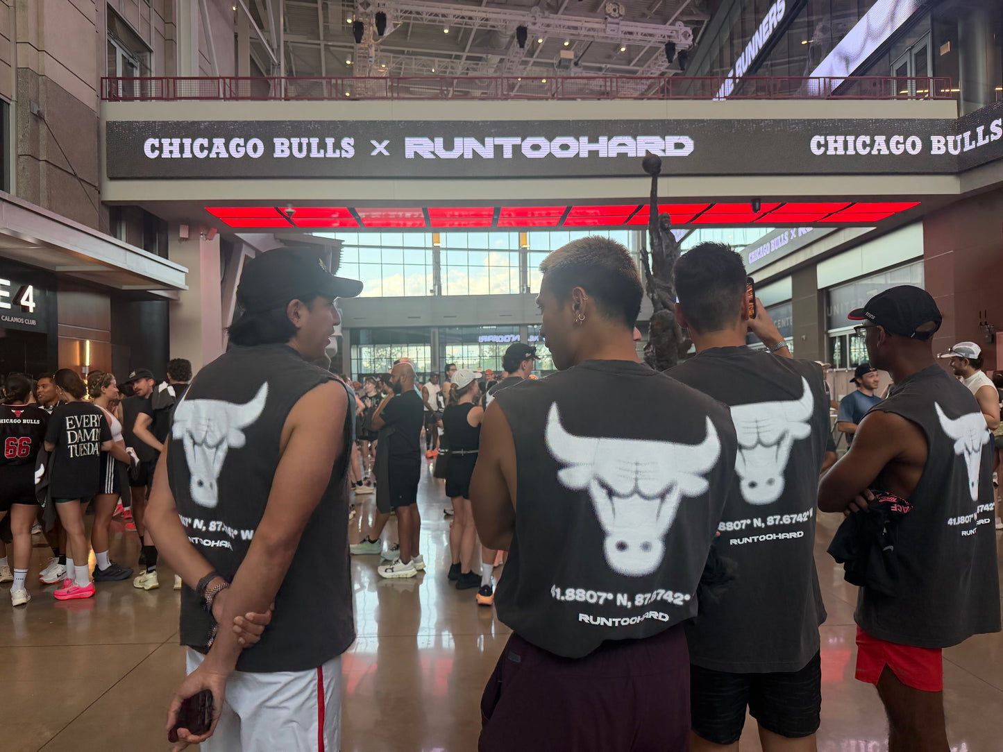 Runnin’ with the Bulls cut off tee